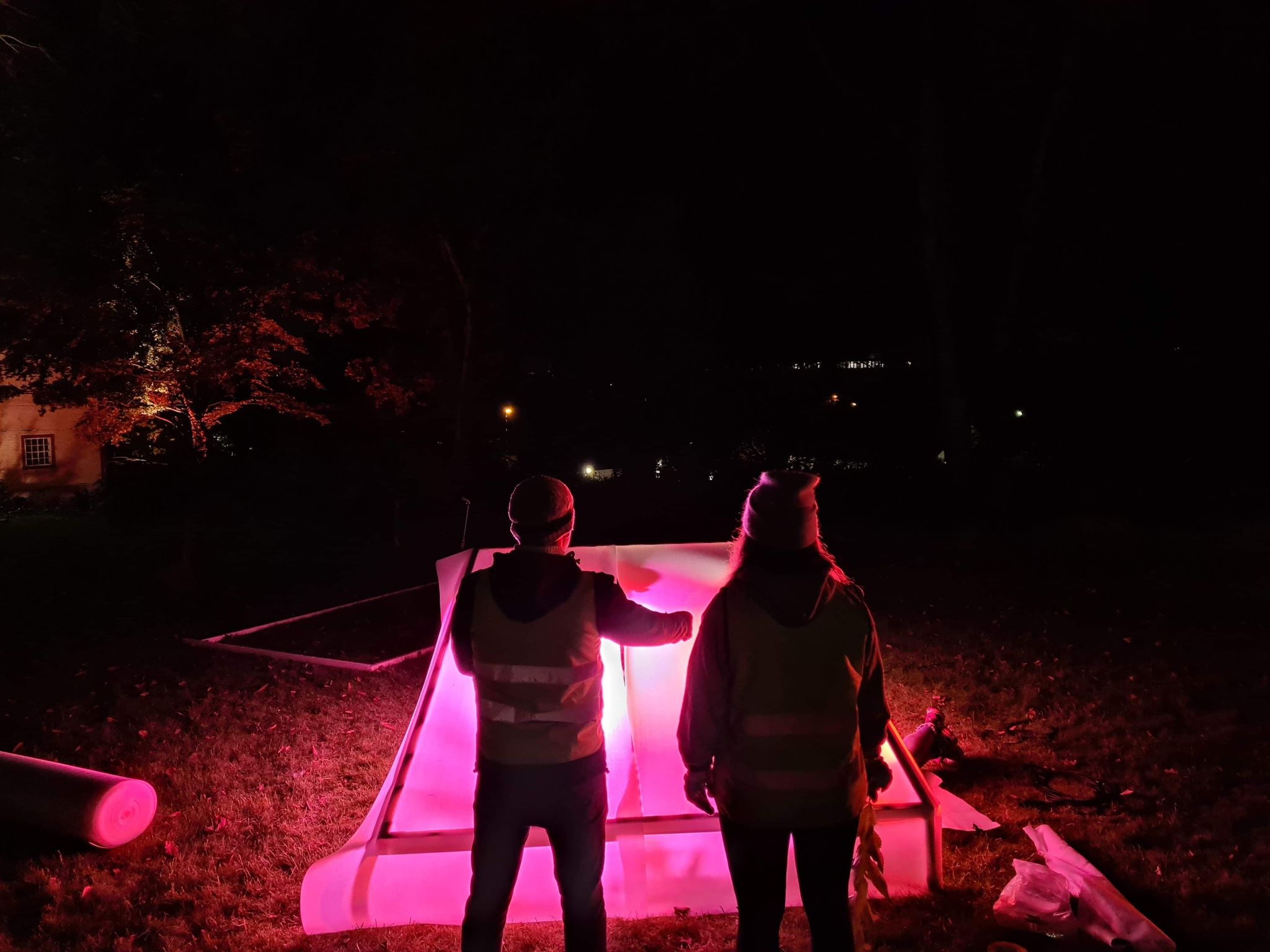 Sptember Light in Slottsparken in Huskvarna.