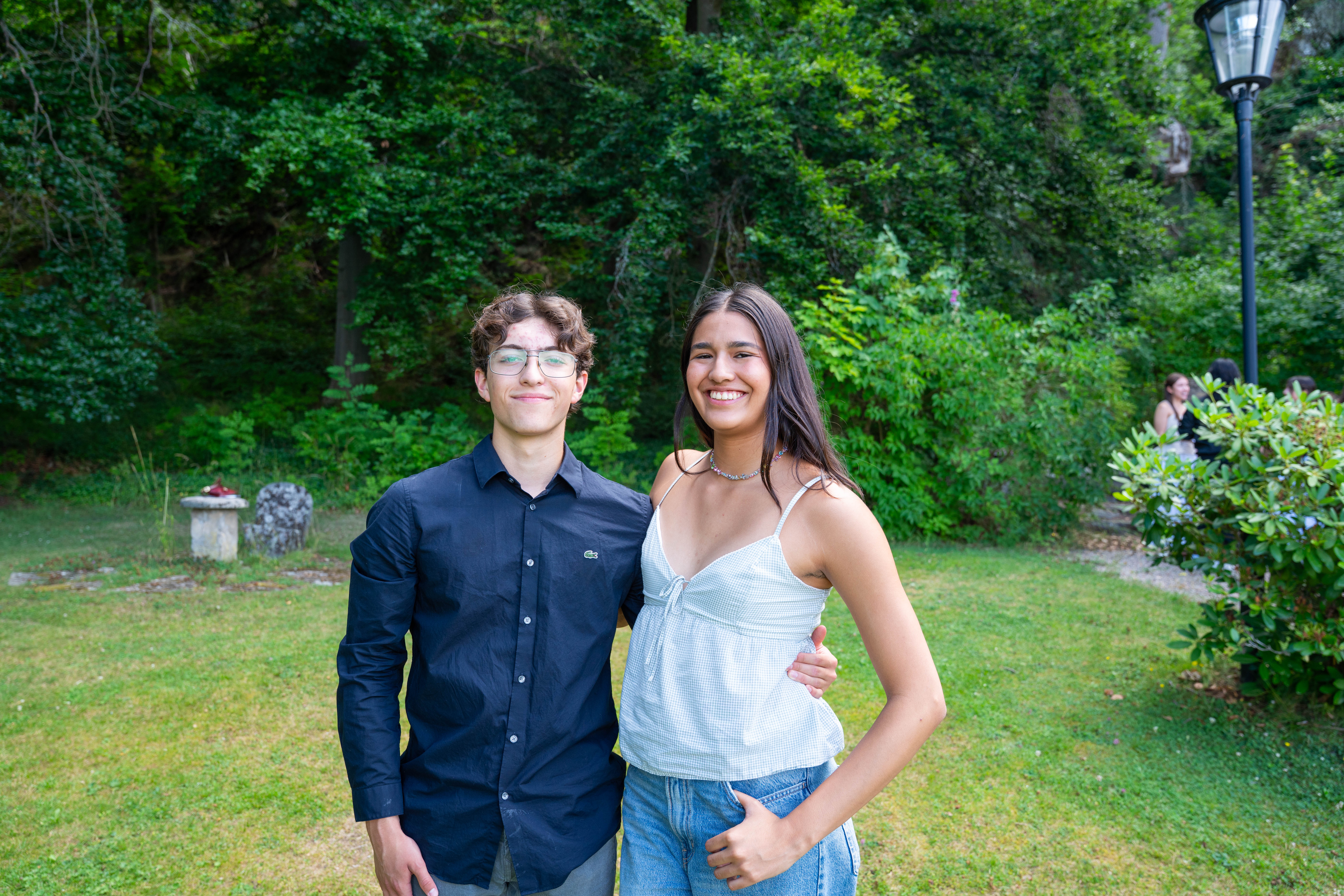 Young people at summer school