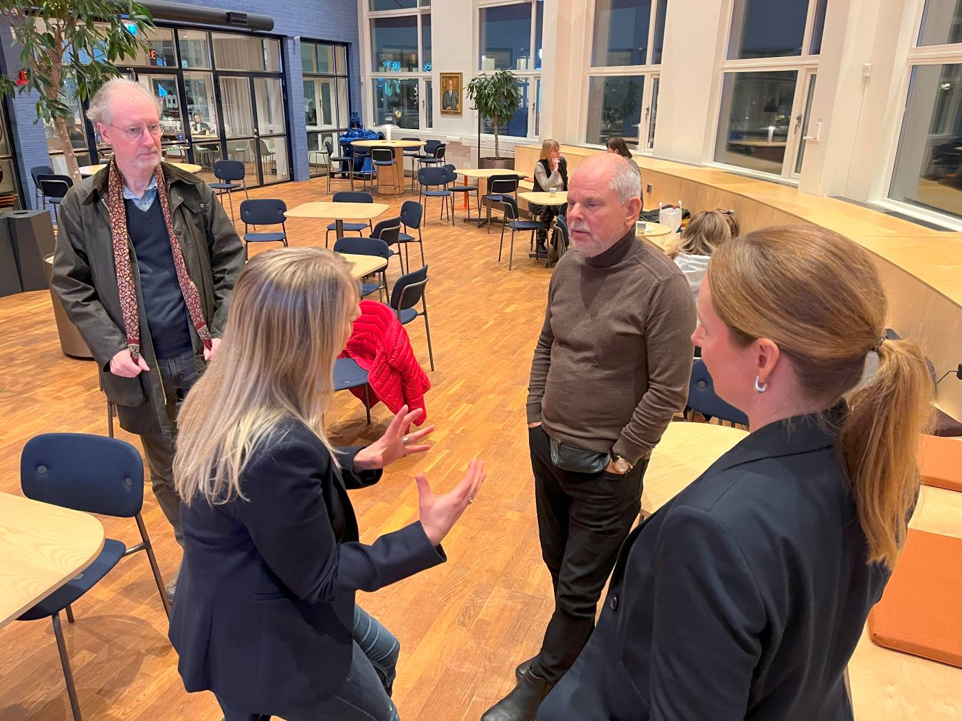 JU LIVE i Högskolebiblioteket.