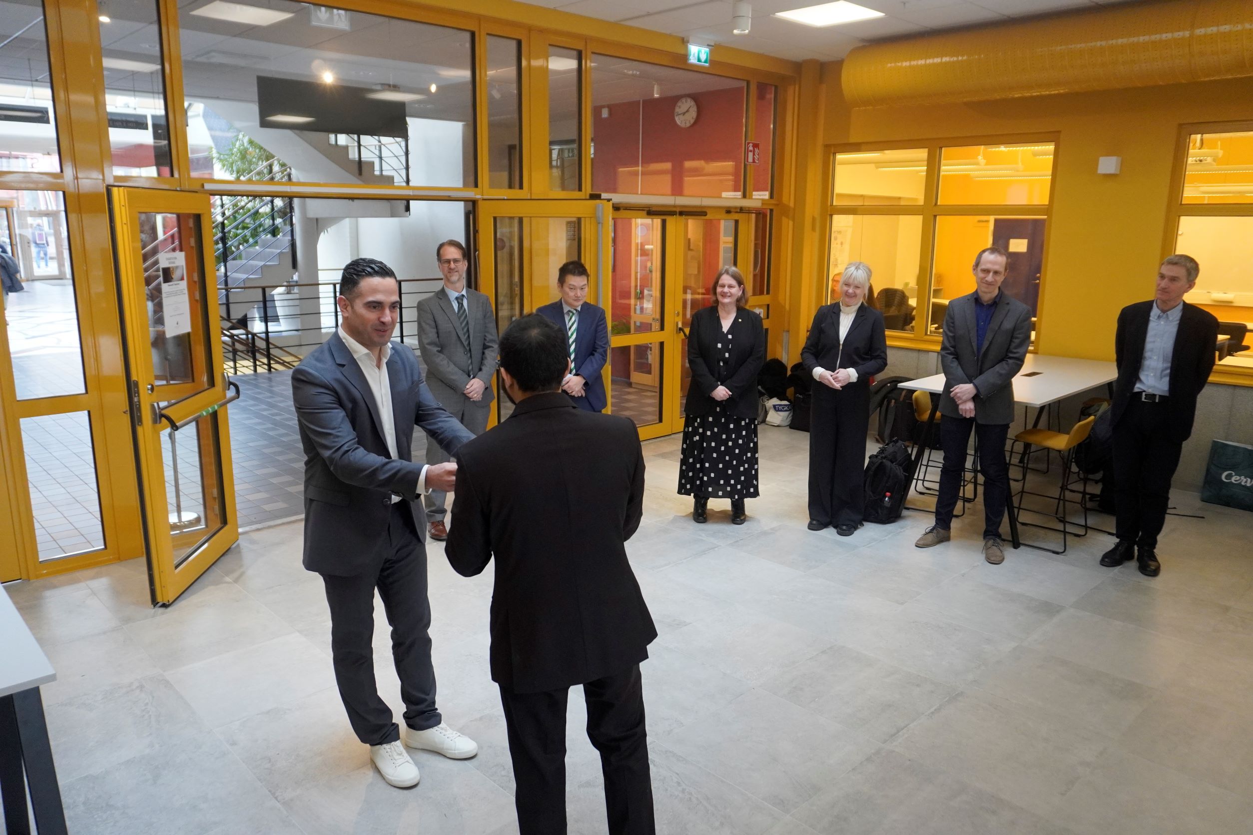 Disputation på Tekniska Högskolan.