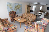 Common area with sofa